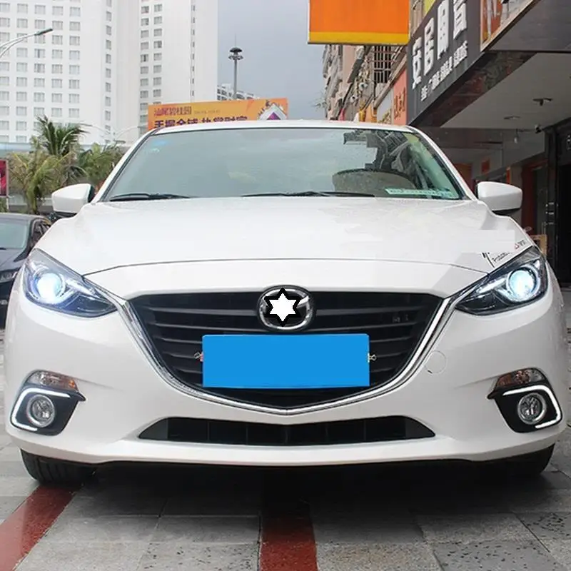 Automovil ходовые автомобили Drl запчасти Luces Led Para Автомобильные фары передние противотуманные задние Автомобильные фары в сборе 17 18 для Mazda Axela