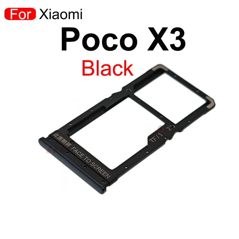 Tiroir Carte SIM Pour Xiaomi Poco X3 / X3 Pro - Remplacement D’origine Avec Aiguille SIM - 5