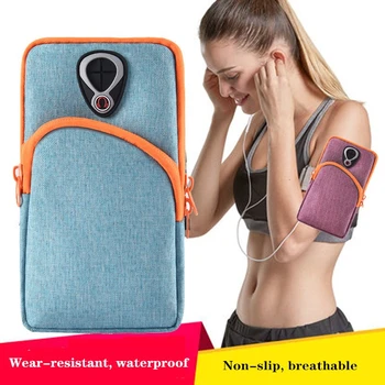 

Trail Running 6 Inch Phone Arm Bag Hand wrist waterproof small pocket Sports Gym Fitness Men Women Outdoor Cycling Hiking Unisex