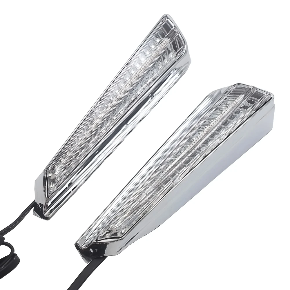 Gold Wing Motorcycle Turn Signal LED Filler Panel Lights Decorative Lamp For HONDA Goldwing GL 1800 GL1800 F6B -