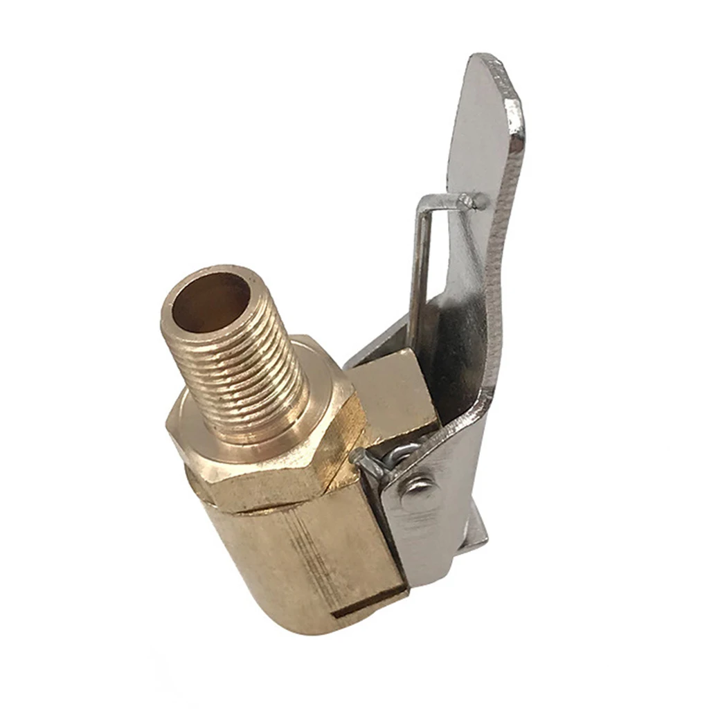 8mm Car Air Pump Tire Valve Connector Brass Lock-on Tire Inflator Air Chuck For 8V1 Thread Auto Truck ATV Quad Car Accessories