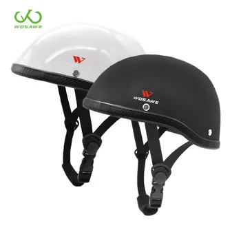 

WOSAWE Waterproof Motorcycle Helmet Riding Scooter Sports Half Helmet UV Protection Head Protection Cycling Safety Caps