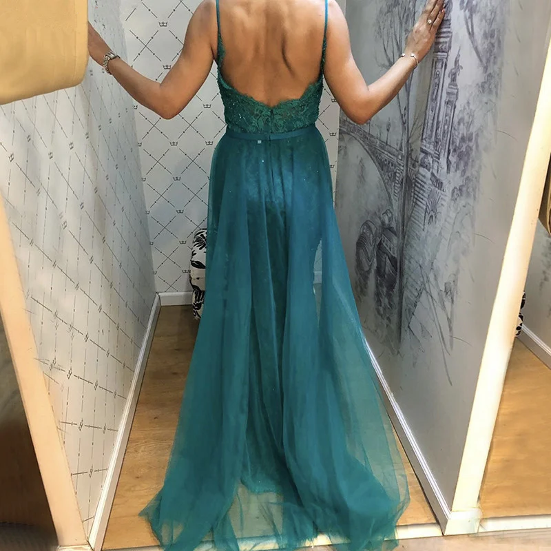 BEPEITHY с v-образным вырезом, длинное платье русалки, вечерние платья, vestido de festa, зеленые кружевные вечерние платья для выпускного вечера, Robe De Soiree