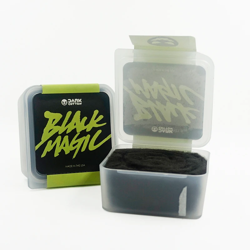 Electronic Cigarette Cotton Black Vape cotton For Atomizer Tank RDA RTA DIY pod vape cotton Accessories (7)