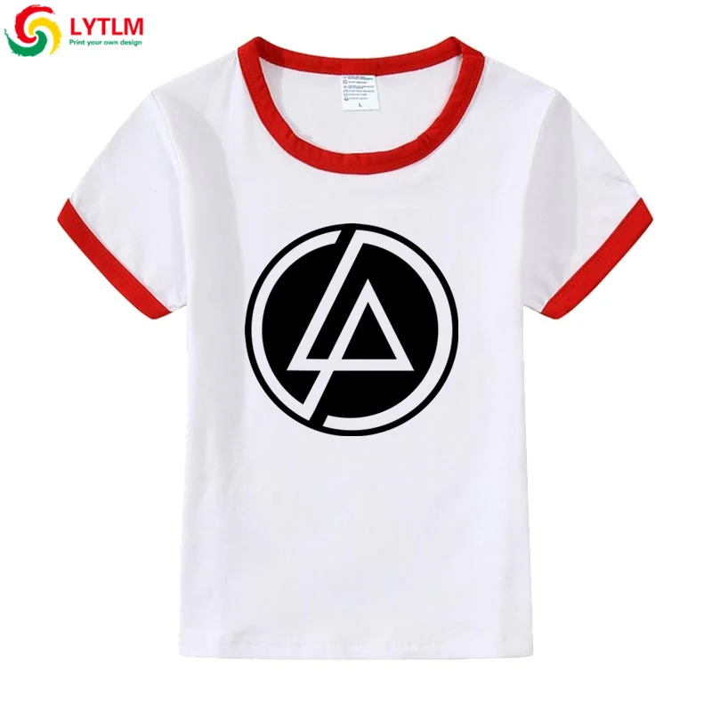 LYTLM/футболка для маленьких мальчиков Одежда для маленьких мальчиков Linkin Park футболка для маленьких девочек Enfant Koszulki Meskie/футболки для мальчиков детские топы для девочек - Цвет: DXZB LYCRA Red