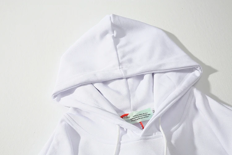 Римская Ограниченная серия arrow 19ss Off-White OW Мужская/Женская осенне-зимняя хлопковая модная повседневная свободная толстовка с капюшоном куртка с капюшоном