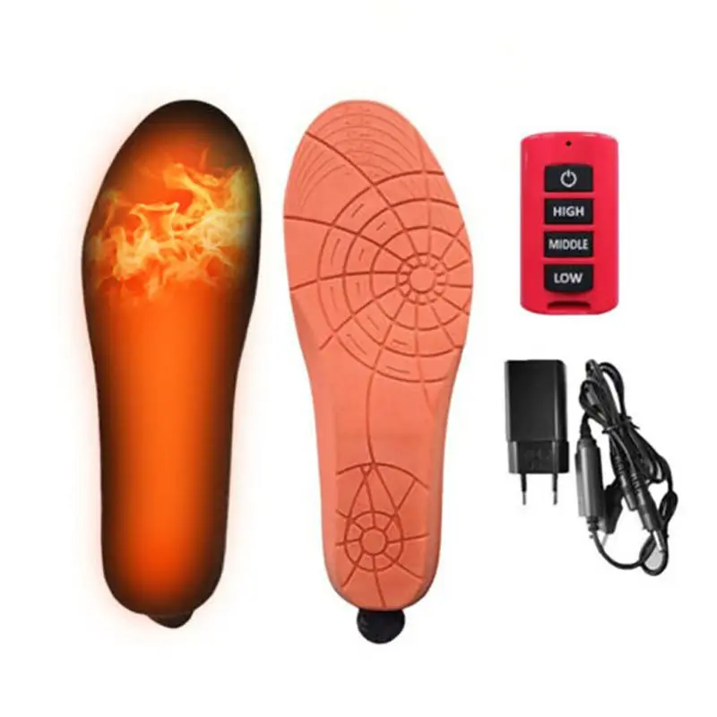 

Electric heating foot warmer USB charging size adjustable winter heating heating insole