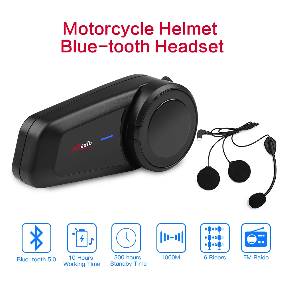 Bluetooth-гарнитура для шлема водонепроницаемость 1000 м | Автомобили и мотоциклы