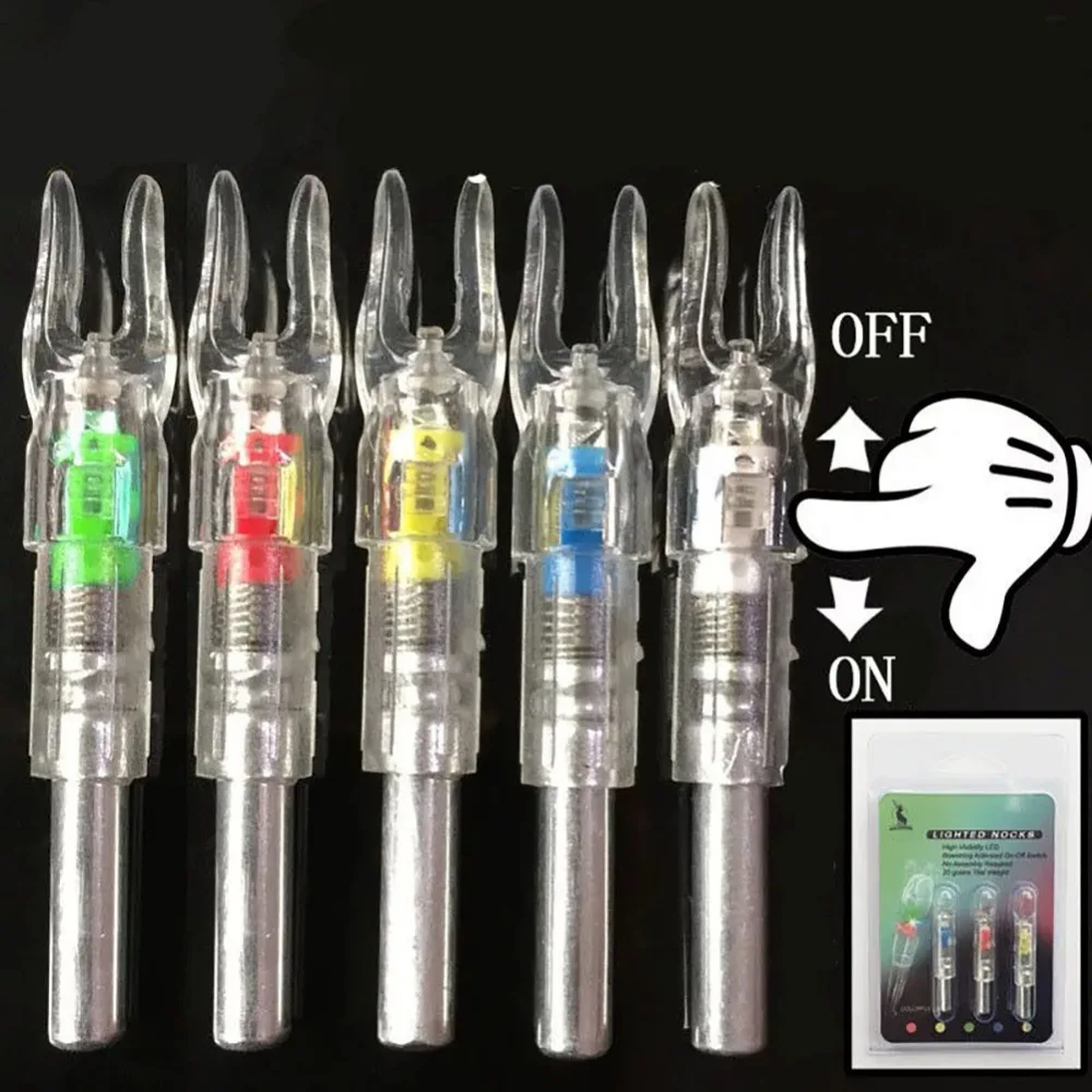 3 шт. Охота автоматическая съемка светящиеся лук светодиодный светящаяся Стрелка