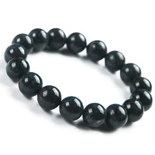 

Natural Blue Pietersite Gemstone Bracelet Love Namibia Pietersite Round Beads Fashion Bracelet AAAAA