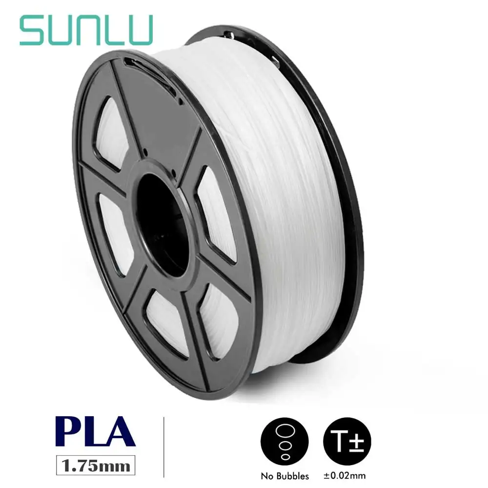 

SUNLU PLA Filament For 3D Printer 1.75MM Glow In Dark Sublimation Blank Plastic PLA Consumable 1KG/2.2LBS With Spool