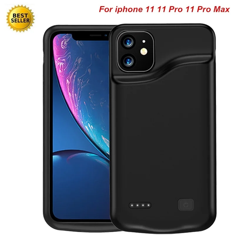  Battery Case For Iphone 11 Pro Battery Charger Case For Iphone 11 Pro Max Soft Silicone Charging Ex