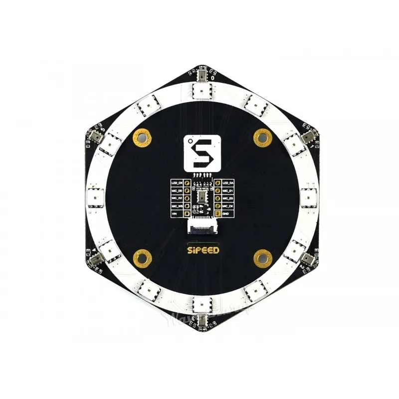 Maix R6 + 1 микрофонный массив 6 цифровые микрофоны и 12 rgb-светодиодов совместимых с
