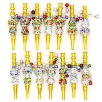 

10pcs/lot Cigarette Holder With Jewelry Decoration Smoke Accessories As Gift Tobacco Filter Smoking Pipe Removable