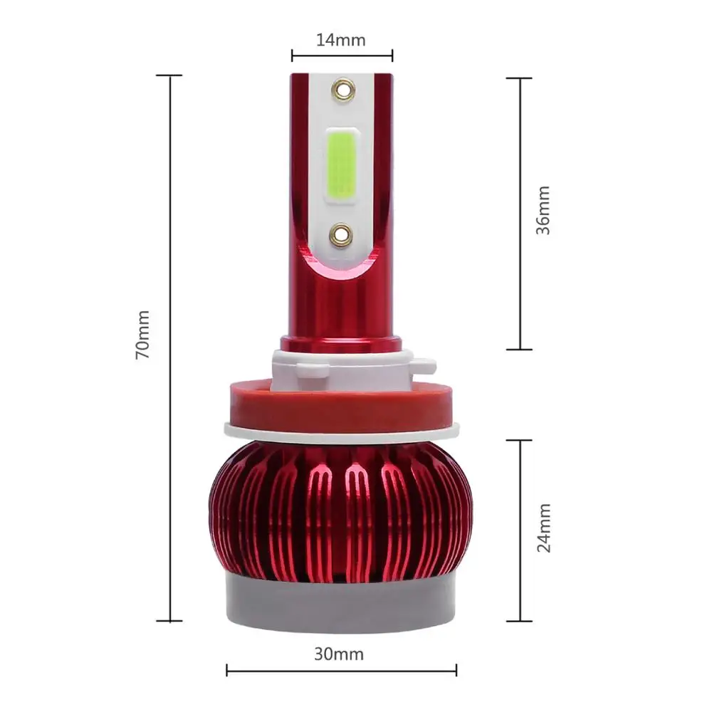 Пары светодиодные лампы для фар 10000LM 8000k H4 Hi/Lo Beam H7 led H11 H1 9005 9006 Стайлинг для авто автомобиля Automotivo