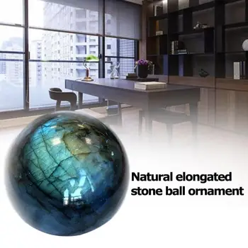 

Crystal Geometric Shape Natural Labradorite Crystal Ball Gemstone Orb Reiki Healing Sphere Y2S2
