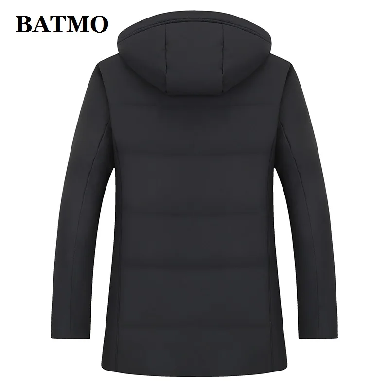 BATMO/Новое поступление, зимние куртки высокого качества с капюшоном из 80% белой утки, мужские зимние пальто, большие размеры, M-6XL 8250