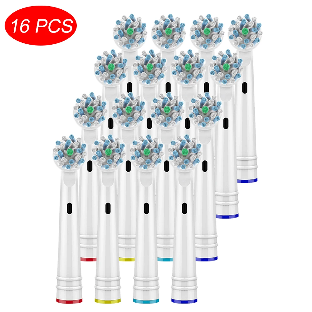 

16pcs Toothbrush Heads Replacement Brush For Oral-B Electric Toothbrush Advance Power/Pro Health/Triumph/3D Excel