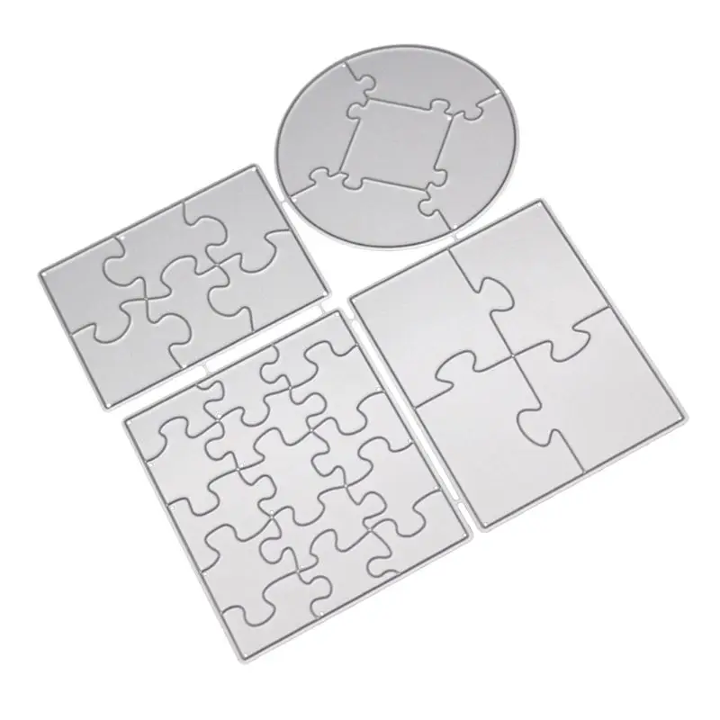 Puzzle Metal Cutting Dies Stencil For DIY Scrapbooking Paper Card Embossing Craft Decor M4YD