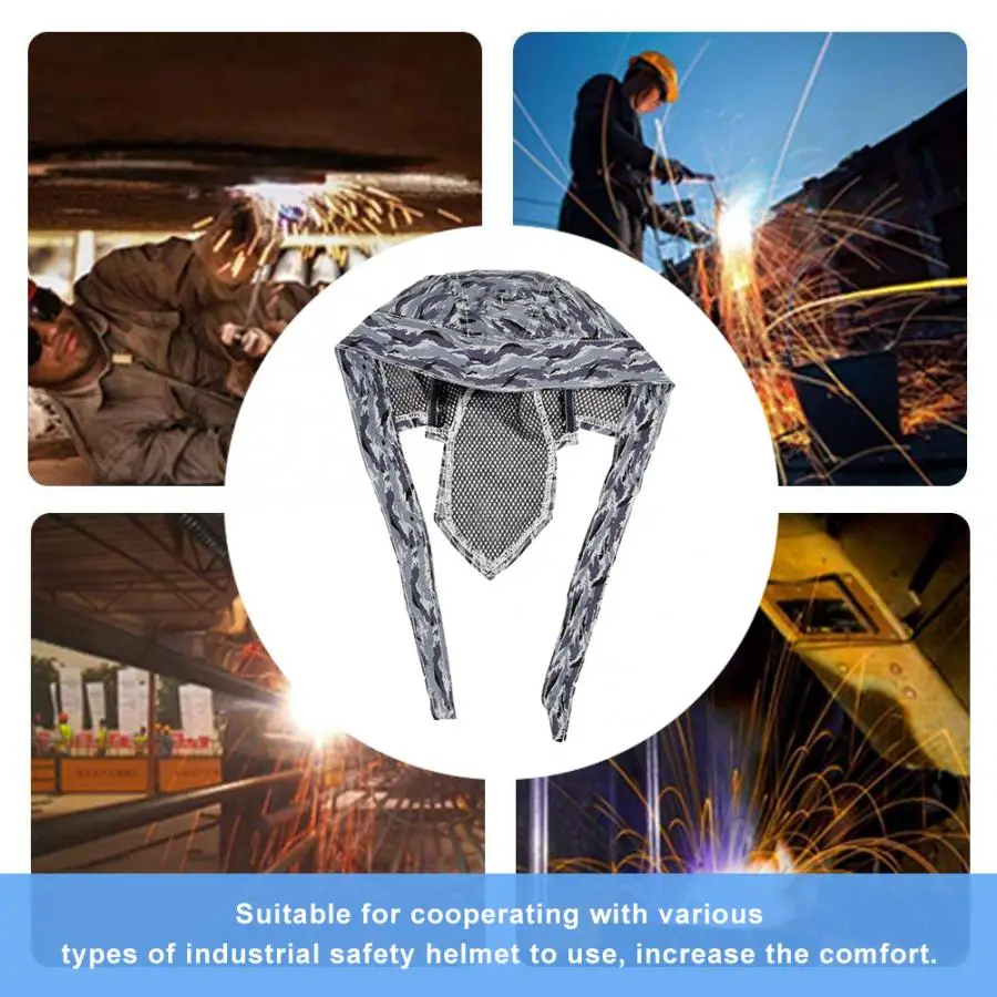 Adjustable Flame Retardant Fire Resistant Head Protective Welding Hat Welders Cap Helmet Welding Safety Cap