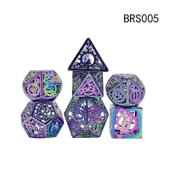 

HYMGHO Handcrafted Arrival Hollow Dice Bronze Steampunk Pattern with Wheel Gear DND Pathfinder Tabletop Gaming Roll