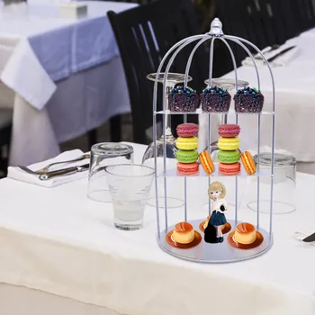 

3 Tier Cake Stand Cupcake Dessert Stand Afternoon Tea Cake Display Fruits Plates Party Tableware Display Rack For Birthday Weddi