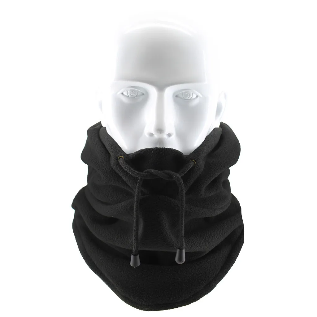 Ультра мягкая велосипедная маска для лица, уличная Лыжная дышащая зимняя ветрозащитный Противопыльный Лыжная тренировочная маска для бега, спортивная крышка# YL10 - Цвет: Черный