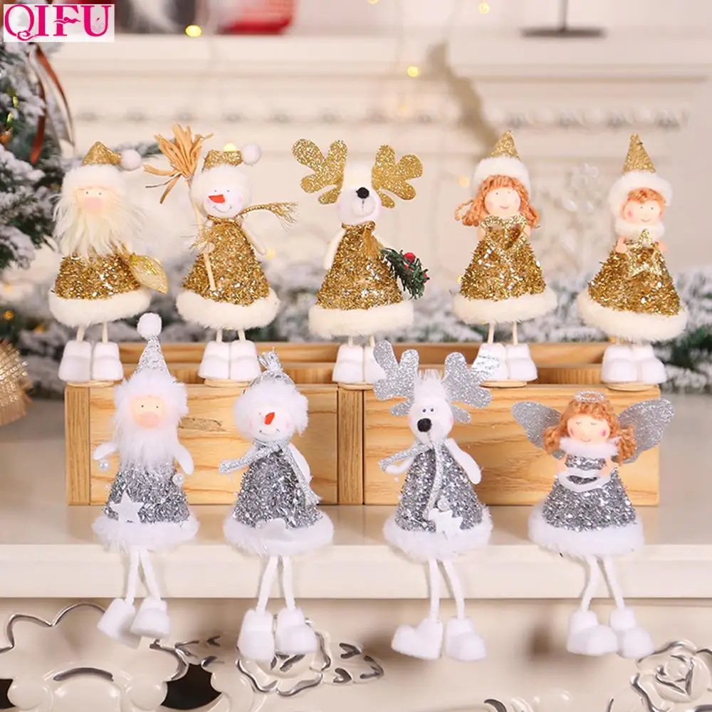 

QIFU Merry Christmas Angel Doll Ornament Christmas Elf Tree Decorations Christmas Decorations For Home 2019 Noel New Year 2020