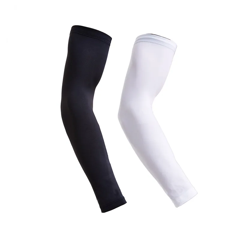 A Pair Of Anti-collision Breathable Quick Dry UV Protection Running Arm Sleeves Silicone Ice Silk Cycling Arm Warmers A Pair Of Anti-collision Breathable Quick Dry UV Protection Running Arm Sleeves Silicone Ice Silk Cycling Arm Warmers
