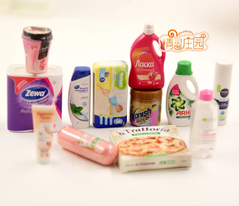 Mini Diaper Dollhouse Miniature food 1/6 Blyth Barbies BJD Supermarket Miniature Pretend Play Toy Accessories 1PCS