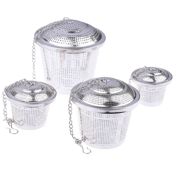 

Stainless Steel Hop Spider Tea Strainer Infuser Tea Locking Ball Tea Spice Mesh Herbal Ball Cooking Tools Wire Basket Colander