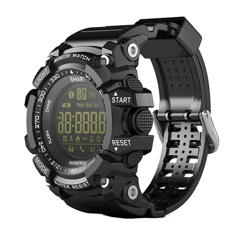 

New EX16 Sport Bluetooth Smart Watch Xwatch 5ATM IP67 Waterproof Smartwatch Pedometer Stopwatch Alarm Clock LONG TIME STANDBY