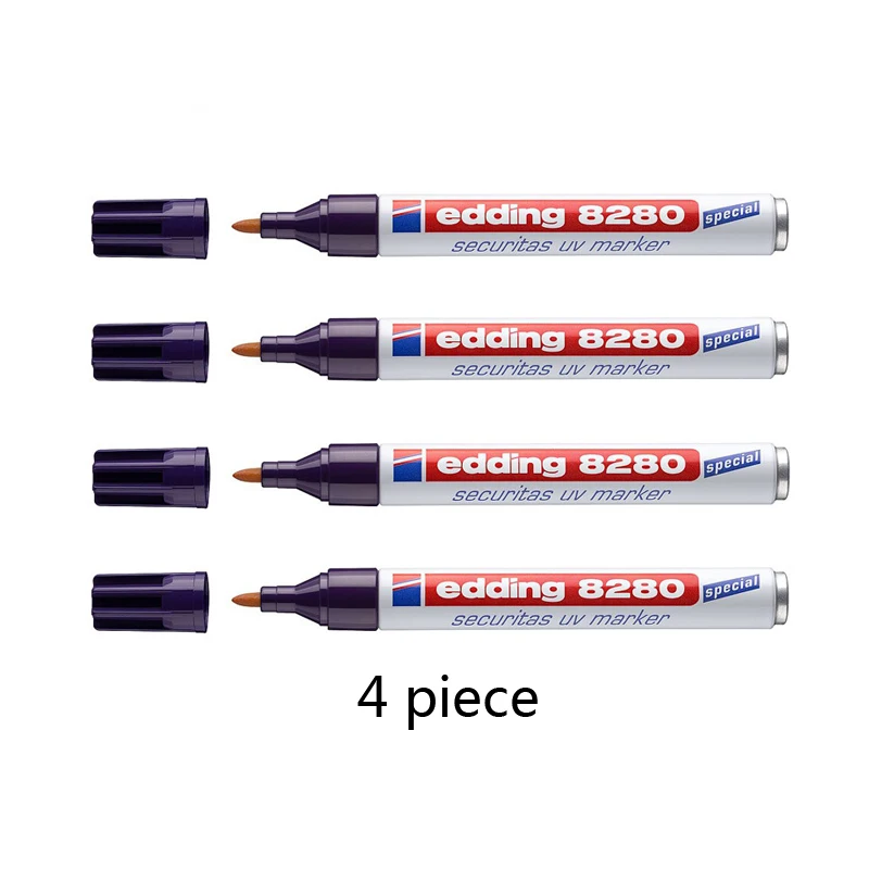 Marker UV Securitas 8280 - Inchiostro Invisibile, Visibile Solo Sotto Luce UV, Punta 1.5-3 Mm - Foto 3