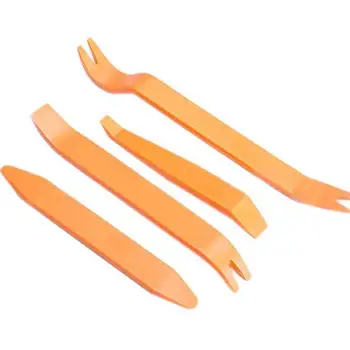 

4Pcs Auto Car Radio Panel Door Clip Panel Trim Dash Audio Removal Installer Hand Fastener Pry Installation Kit Repair Tools Set