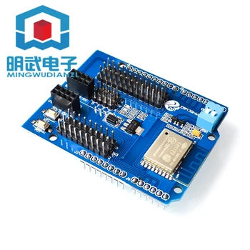 

Upgraded ESP8266 WEB SEVER serial port WIFI expansion board SHILED ESP-13