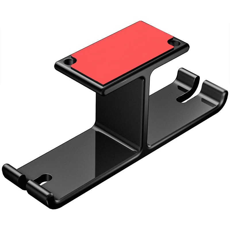 Portable Dual Headphone Mount Under Desk Headset Holder Aluminum Earphone Hanger Hook With Cable Organizer Accessories