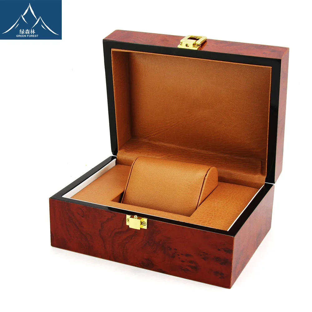 

High-End Wooden Watch Box High Light Exquisite Baking Varnish Watch Box Top Grade Jewellery Box Customizable