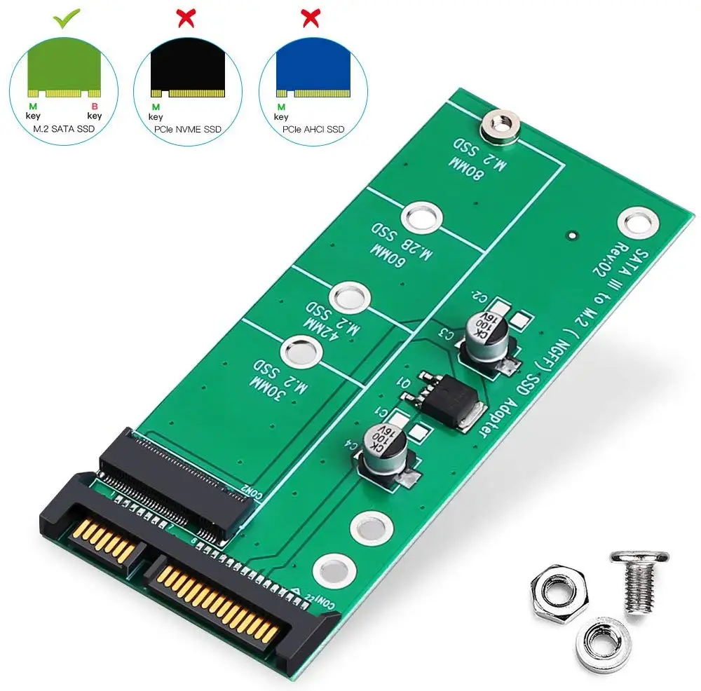 Onvian M2 SATA Adapter SATA III to M 2 NGFF SSD Converter Card SATA Based B 1