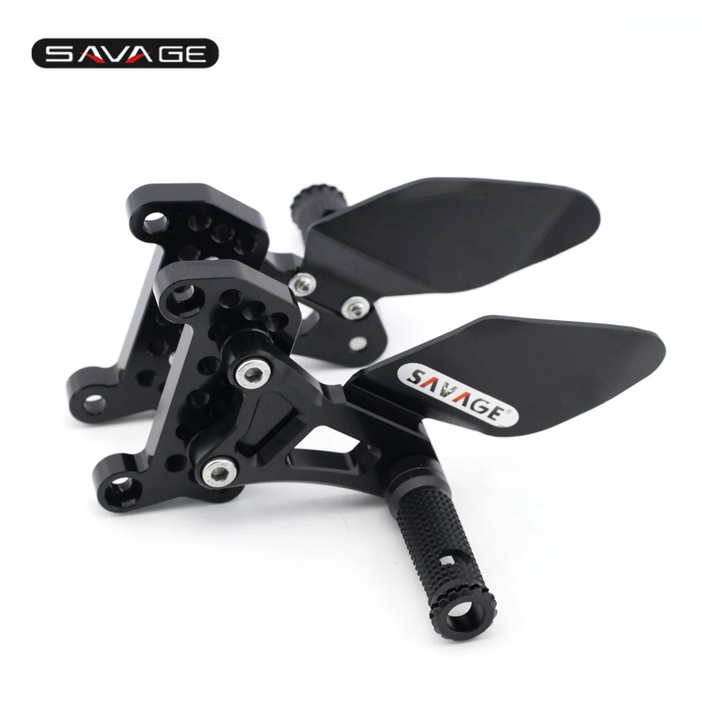 Front sets Rider Footrests Foot pegs Articulated For MV (2)