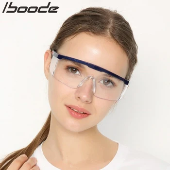 

IBOODE New Workplace Safety Supplies Safety Goggles Eyes Protection Clear Protective Glasses Wind and Dust Anti-fog Medical Use