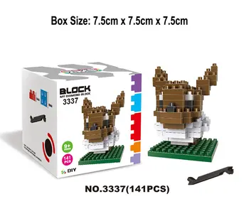 

HOT!! LOZ Blocks early educational toys Charmander Bulbasaur Squirtle Mewtwo anime Toys children Christmas gifts kids