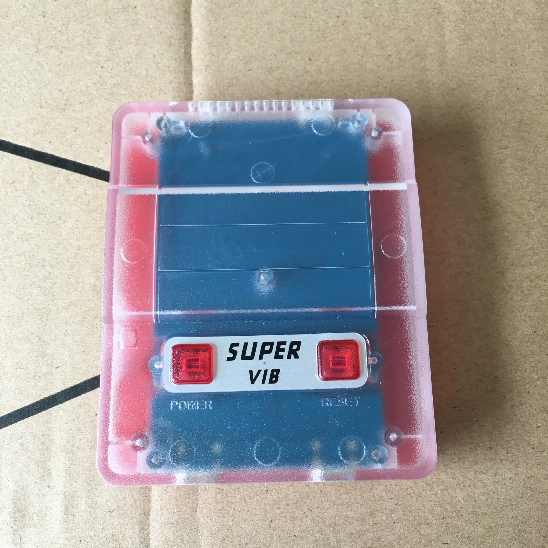 Супер VIB ТВ вибрационная ручка игра с 169 играми FC Домашняя игра машина видеоигры игра SNES вибрационная консоль Ретро игра - Цвет: Красный