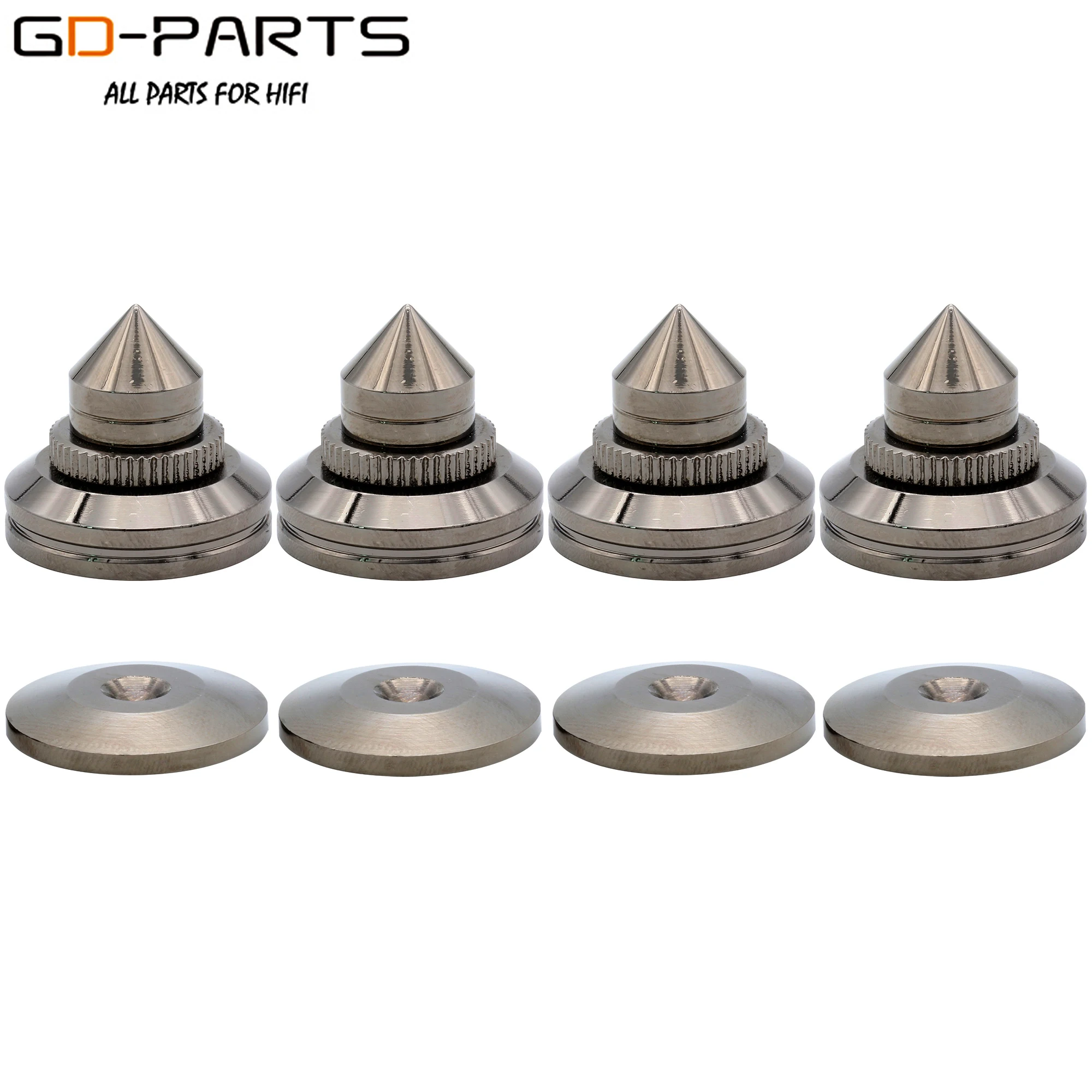 28*25mm Pure Brass Speaker Amp Isolation Spikes Stand Vibration Cone