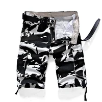 Camouflage Camo Cargo Shorts Men 2023 Summer Casual Cotton Multi-Pocket Loose Shorts Army Military Tactical Shorts Plus Size 44 2