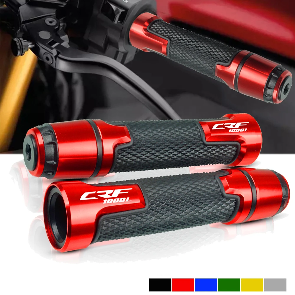 

For Honda CRF1000L AFRICA TWIN 2015-2018 2016 2017 Motorcycle knobs Anti-Skid scooter Handle Grips cnc 22mm Bar Hand Handlebar