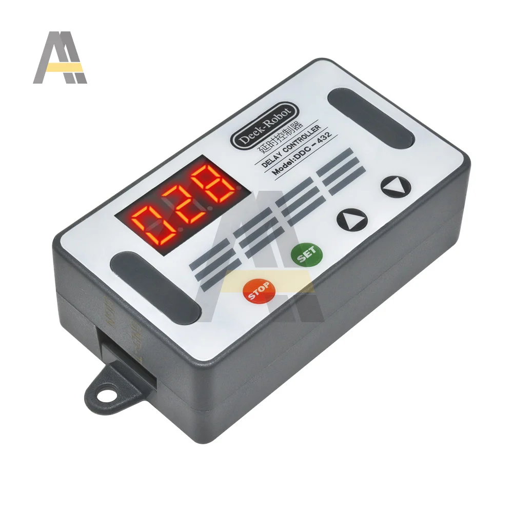 DC 5V-30V Dual MOS Time Delay Relay 4-button 3-digit Tube High Level Trigger LED Digital Display Cycle Timer Switch | Обустройство