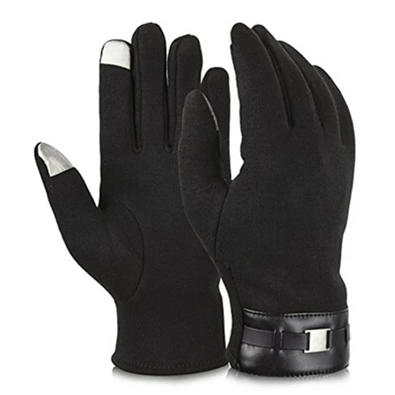 Autumn Winter Men Knitted Gloves Fashion Touched Screen Business Gloves High Quality Thicken Warm Cashmere Gloves Hot Sale