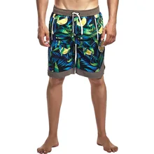 Мужские пляжные шорты, быстросохнущие плавки, Бермуды для серфинга, купальный костюм, мужские пляжные шорты, Sunga Masculina