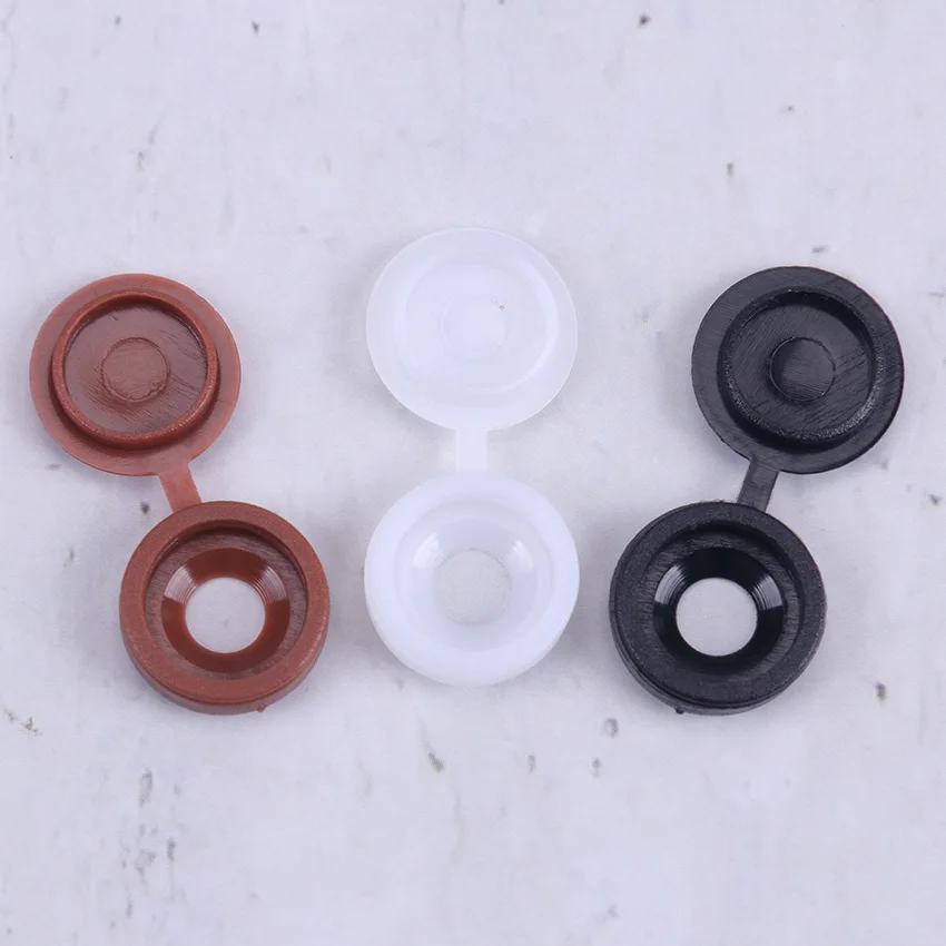 100PCSBagScrewHeadPlasticCapPracticalSelfTappingScrew