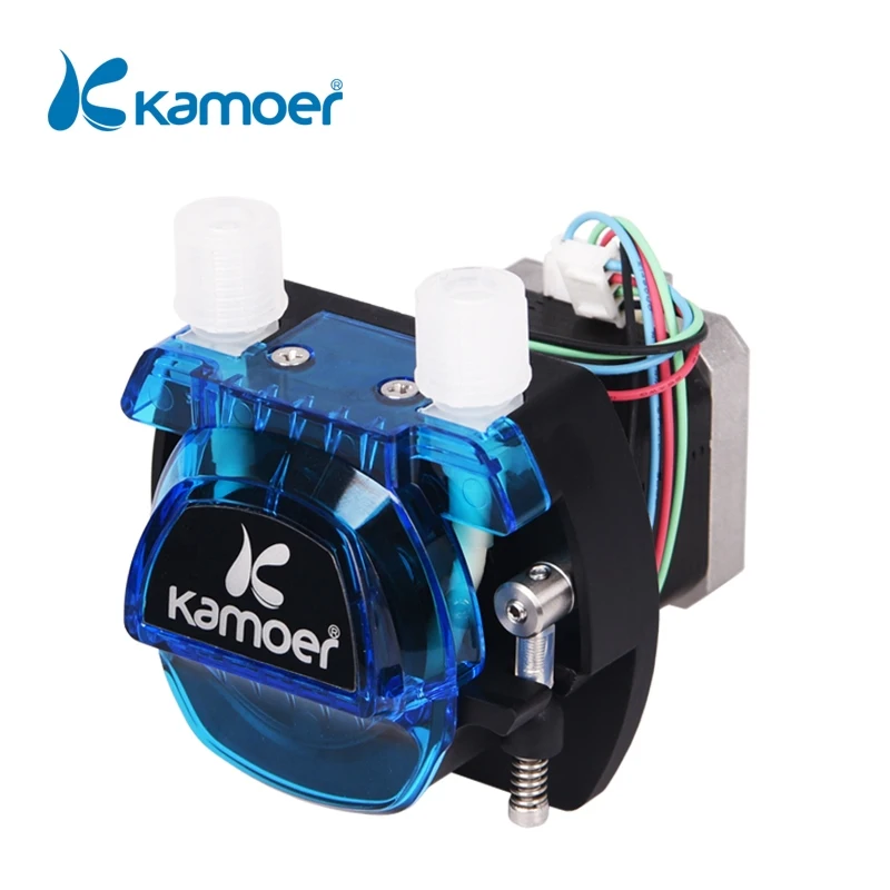 

Kamoer new arrival hot selling KCM 12/24V stepper motor peristaltic pump ( 13.5~320ml/min, 4/8 rotors )